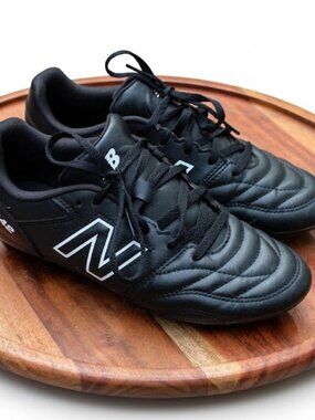 New Balance 442 V2 Academy FG Soccer Cleats - Black/White   US 4.5 Boy's/Youth